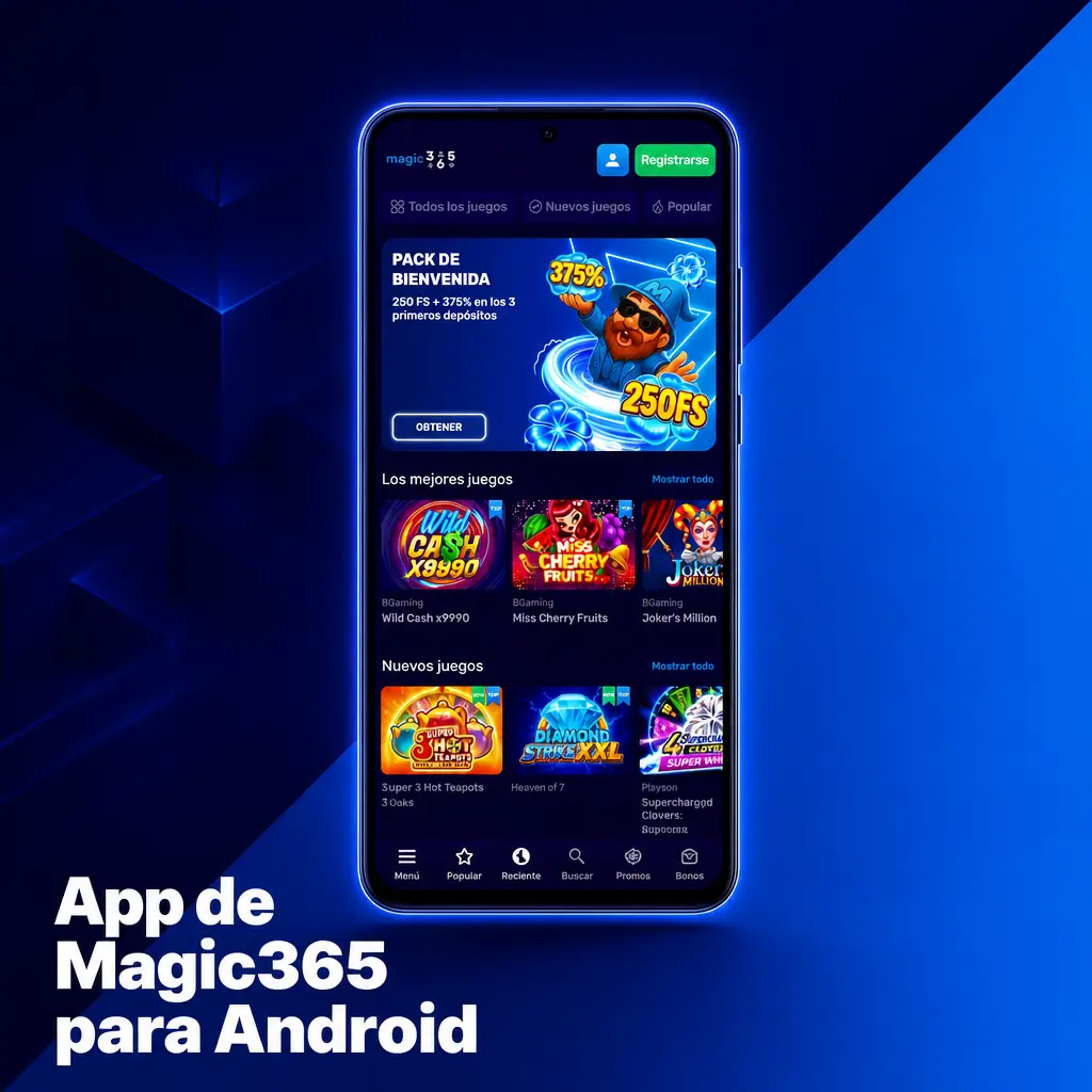 Icono de la app Magic365 para Android, descarga por APK fuera de Google Play, compatible con Android 7.0+.