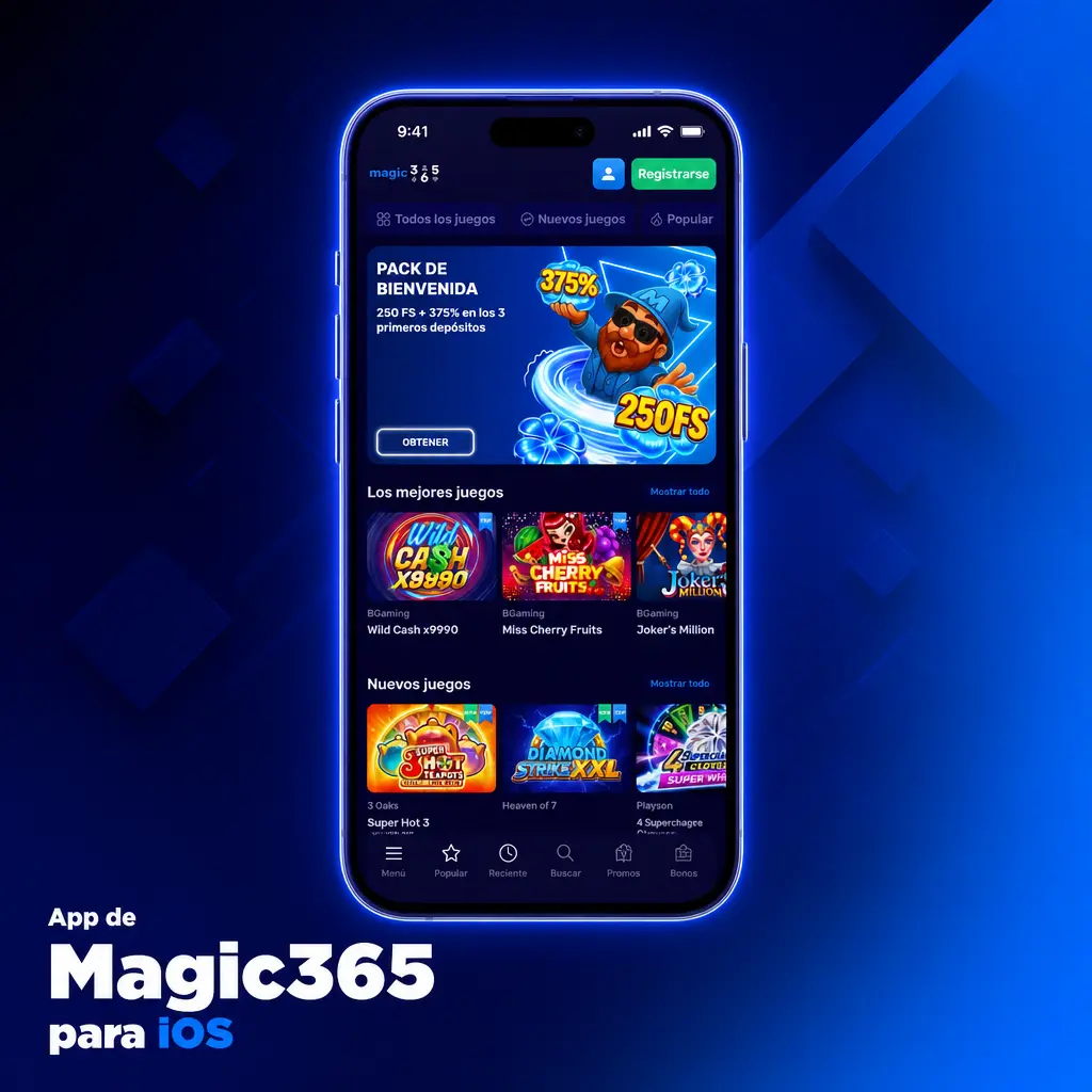 Acceso directo de la app Magic365 para iOS instalado desde Safari en pantalla de inicio de iPhone