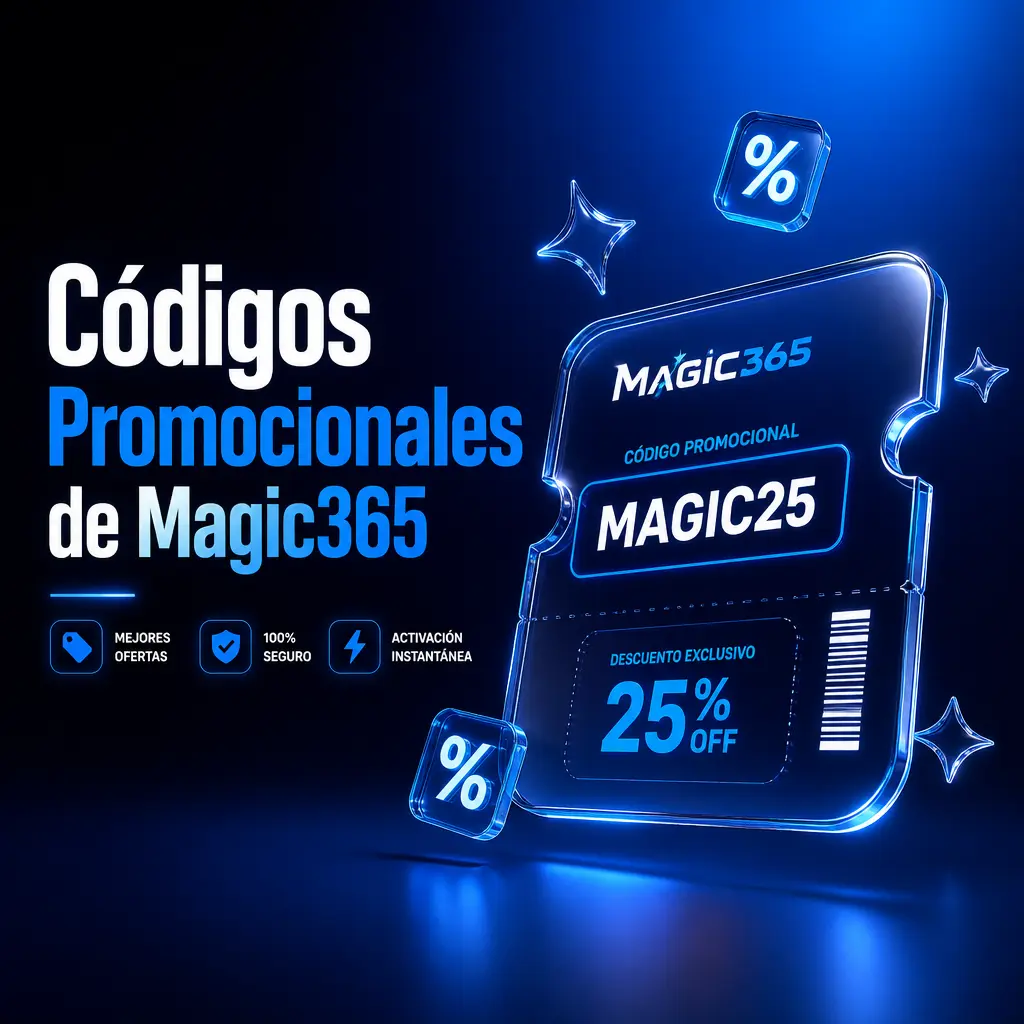 Códigos promocionales de Magic365: MAGIC200, MAGIC150 y MAGICVIP para sumar bonos extra en depósitos.