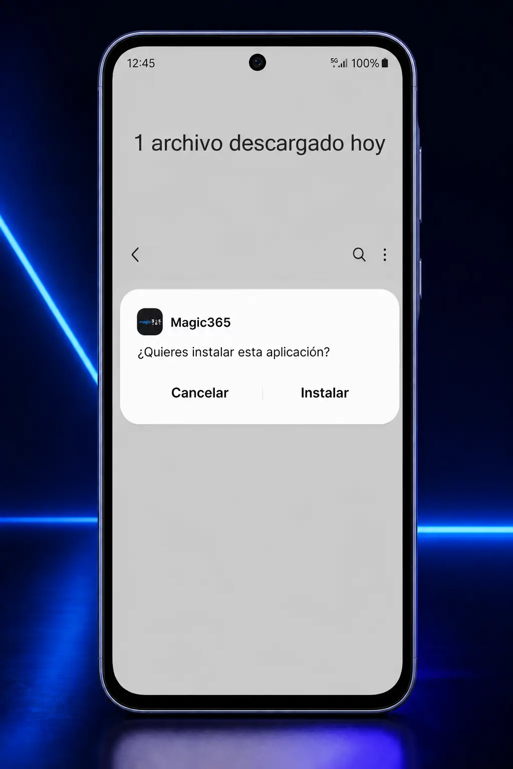 Pasos para descargar e instalar el APK de Magic365 en Android desde esta página, compatible con Android 6.0 o superior.