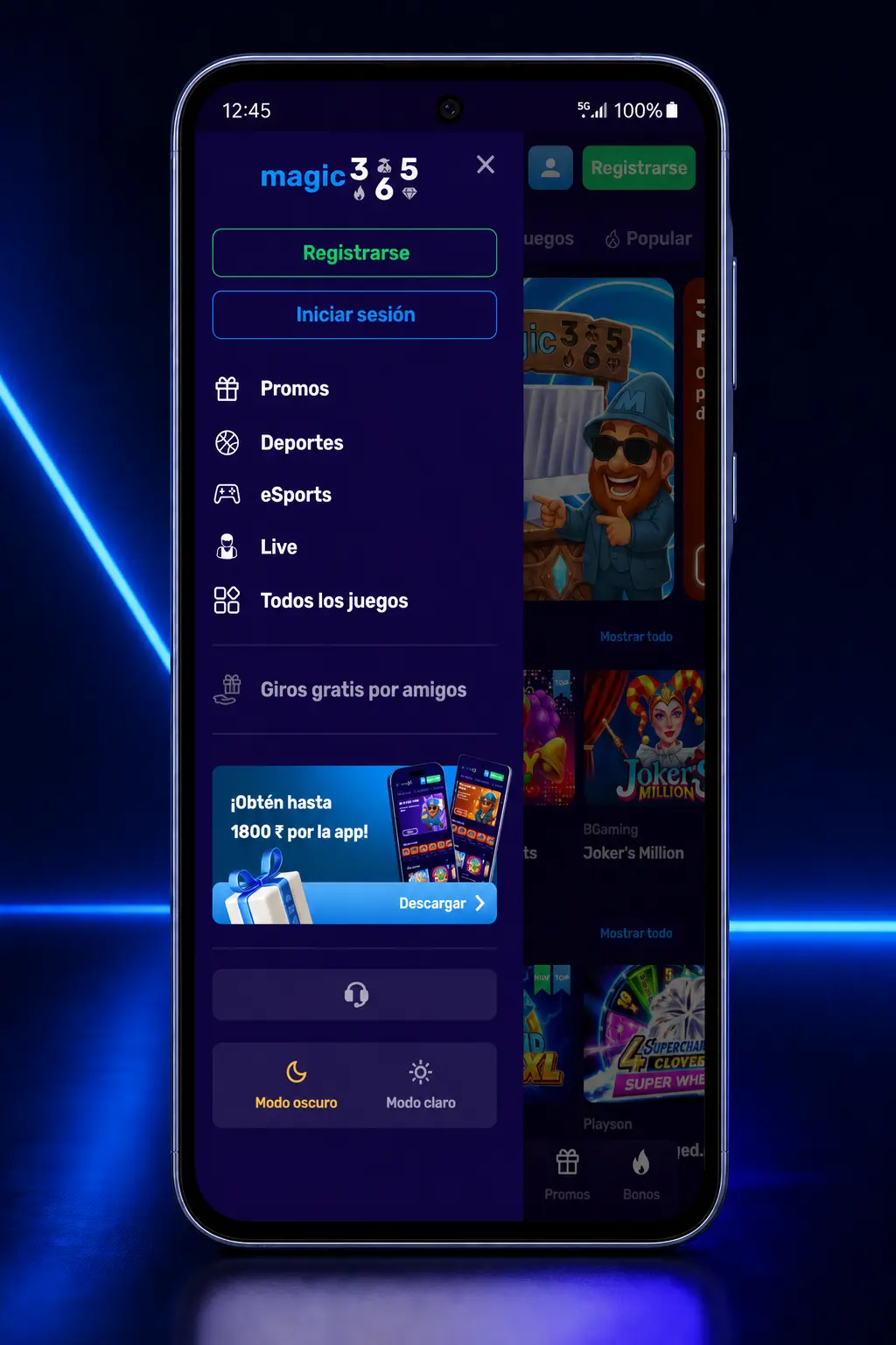 Pasos para descargar e instalar el APK de Magic365 en Android desde esta página, compatible con Android 6.0 en adelante.
