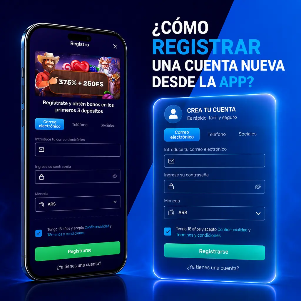 Pasos para crear una cuenta nueva en la app Magic365: registro rápido, datos personales y verificación en minutos.