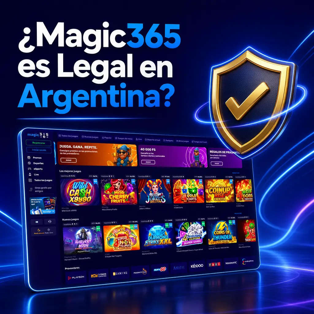 Licencia de Curazao N° 8048/JAZ2023-013 que habilita a Magic365 a operar apuestas y casino online en Argentina.